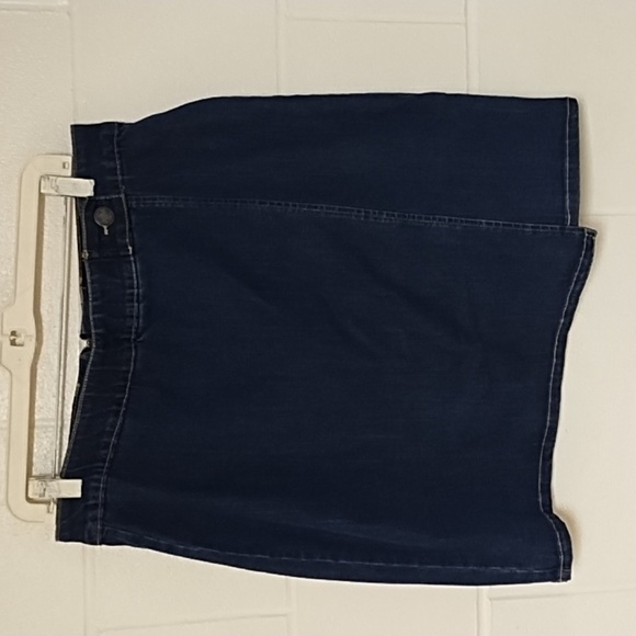 Christopher Banks Stretch Denim Skirt Skort - Picture 1 of 10